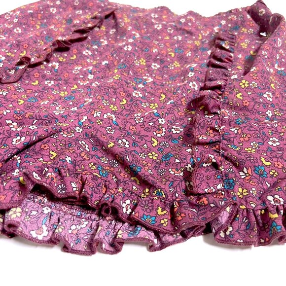 Xhilaration Floral Shorts with Ruffle Line (size small) - Picture 5 of 8